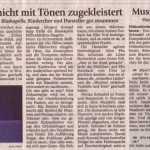 Musical „Der Zirkus brennt“ (Münchner Merkur, 30.4.2008)
