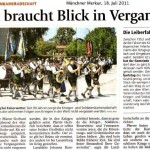 90 Jahre Krieger- und Veteranenkameradschaft ( Münchner Merkur, 18.Juli 2011)