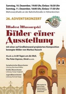 Handzettel Adventskonzert 2011 Vorderseite