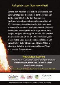 Handzettel Sonnwendfest 2013 Rückseite