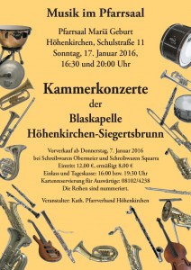 Flyer Kammerkonzert