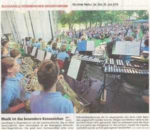 Bericht Münchner Merkur Sonnwendfest 2016