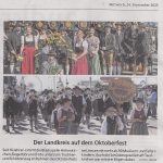 Der Landkreis auf dem Oktoberfest (Münchner Merkur, 24. September 2025)