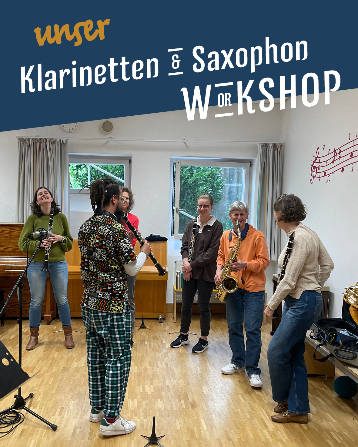 Bild vom zweiten Klarinettenworkshop