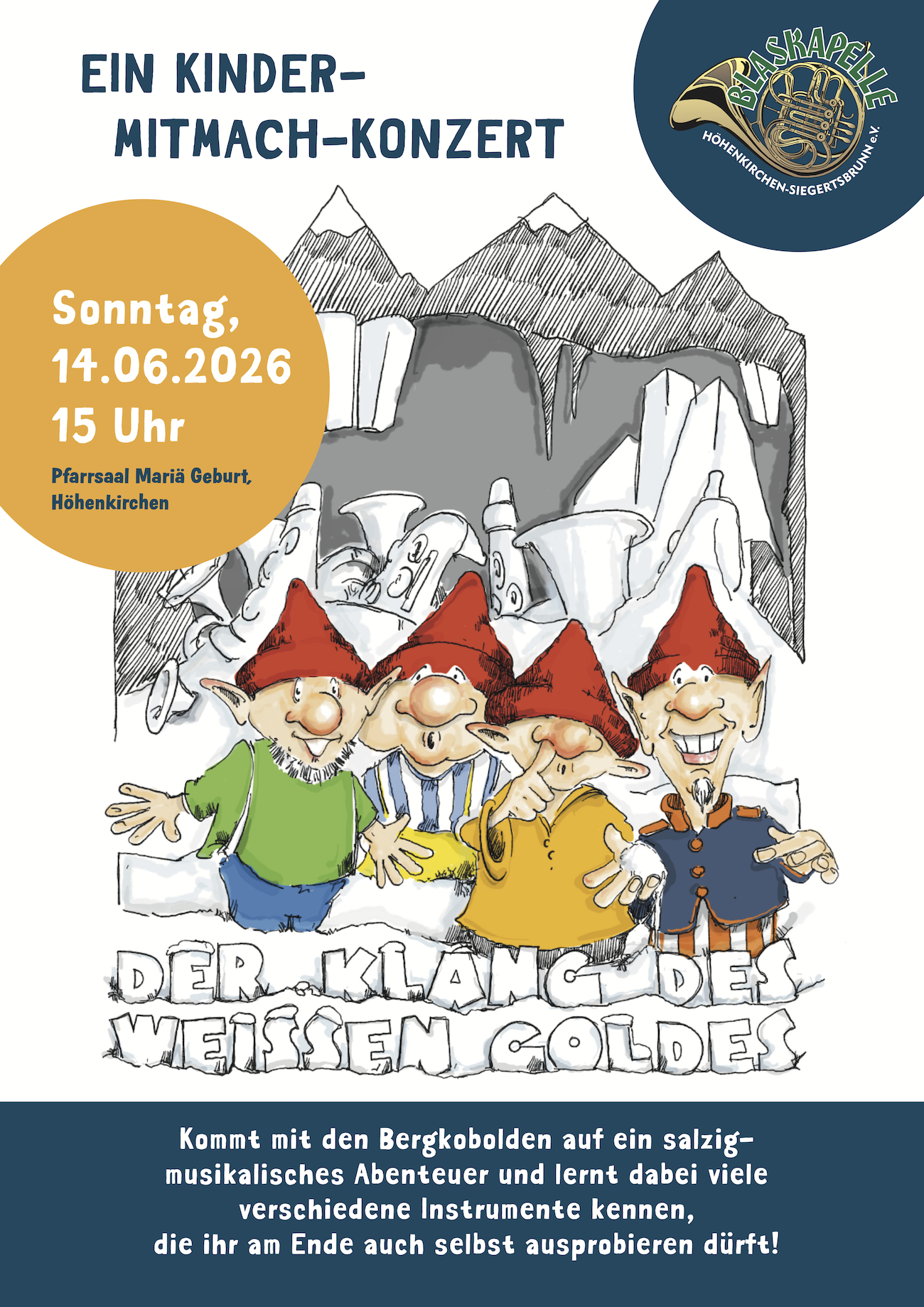 Kinderkonzert Flyer Vorderseite