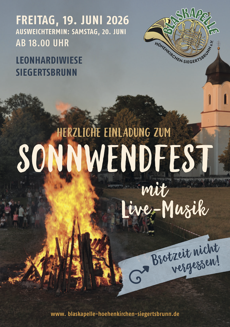 Sonnwendfest Flyer Vorderseite